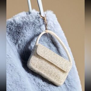 Anthropologie Fiona Beaded Charm Bag